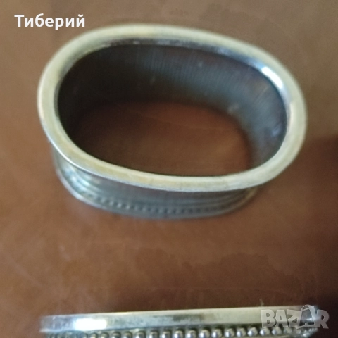 Пръстени за салфетки/рингове посребрени, снимка 5 - Декорация за дома - 52174453