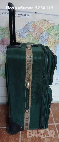 Куфар голям с дръжка на колела, снимка 2 - Куфари - 53229563