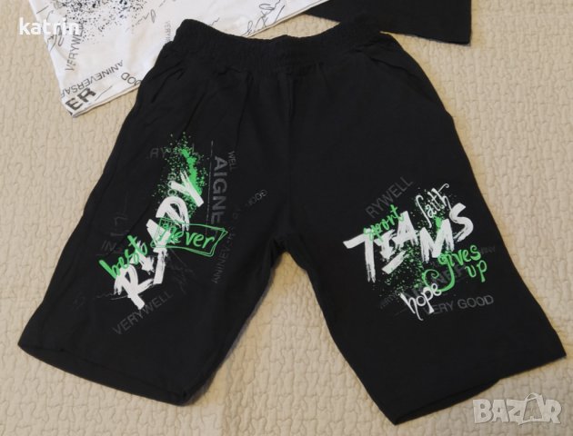 Комплект две блузки и къси панталонки, снимка 2 - Детски комплекти - 36620666