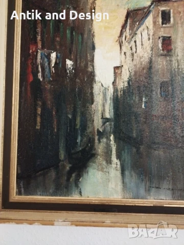 Lukas Dieter Larsen масло , снимка 5 - Антикварни и старинни предмети - 50527833