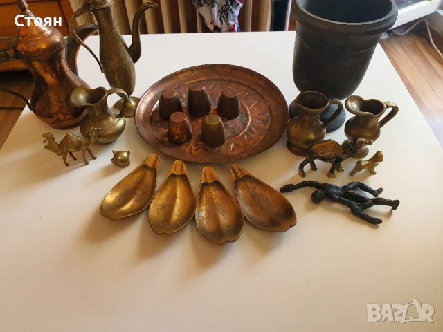 22броя фигури медни и бронзови , снимка 2 - Антикварни и старинни предмети - 36695185