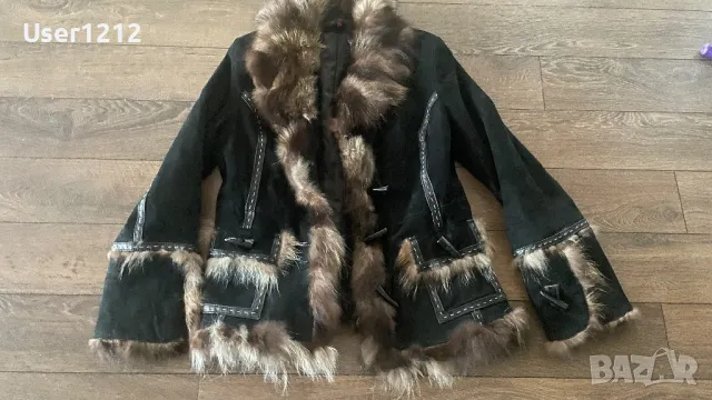 Дамско палто с лисица 