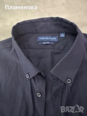 Мъжка риза Teodor XL 43-44, снимка 3 - Ризи - 49149142