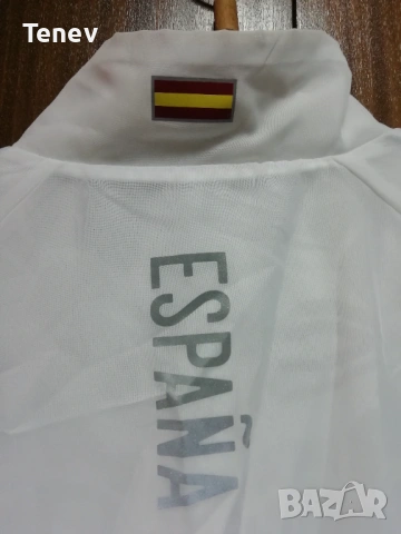 Spain Adidas Sample Uniforia Anthem ново оригинално горнище яке Испания бяло , снимка 3 - Спортни дрехи, екипи - 53059282