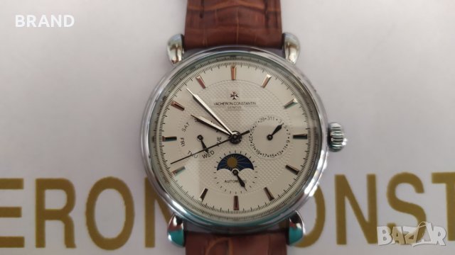 Унисекс часовник Vacheron Constantin Geneve механичен клас 5А+, снимка 2 - Дамски - 33729840