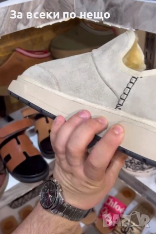 Amiri Дамски Светло Бежови Топли Зимни Боти Амири Код E965, снимка 3 - Дамски боти - 52059400