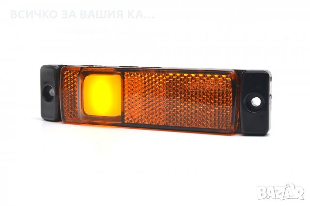 ЖЪЛТ ЛЕД LED габарит с 3 диода НЕОН несиметрично разположени , Полша 