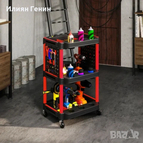 Количка за инструменти HOMCOM, снимка 3 - Други инструменти - 53905527