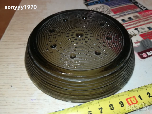 КРАСИВ ЗЕЛЕН ПЕПЕЛНИК 0606251151, снимка 14 - Антикварни и старинни предмети - 50572022