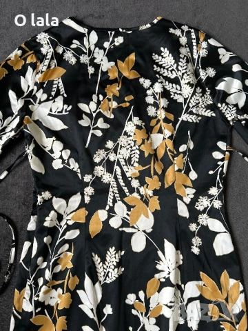 Елегантна сатенена рокля , снимка 5 - Рокли - 54192886