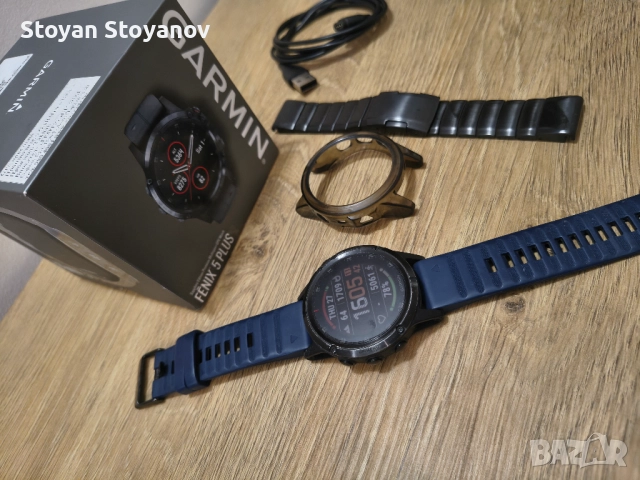 Garmin Fēnix 5 Plus Sapphire Edition (Пълен Комплект + Бонуси), снимка 10 - Смарт часовници - 52593818