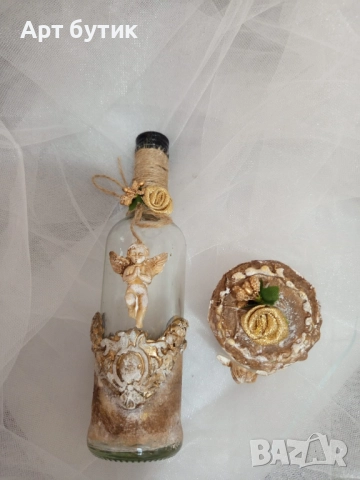 Арт комплект в бароков стил за Св.Кръщение, модел “Исус Христос“ , снимка 12 - Декорация - 52739519