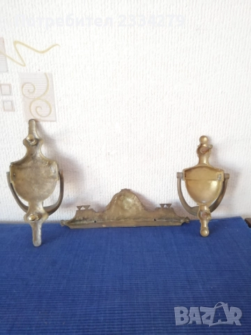 Бронзови чукала за врати и бронзови орнаменти за часовници и мебели. , снимка 7 - Антикварни и старинни предмети - 48271832