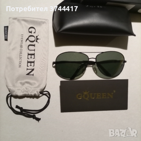 GQUEEN Поляризирани авиаторски слънчеви очила с плосък връх леки шофиращи UV 400 външни  58 мм, снимка 7 - Слънчеви и диоптрични очила - 44688731