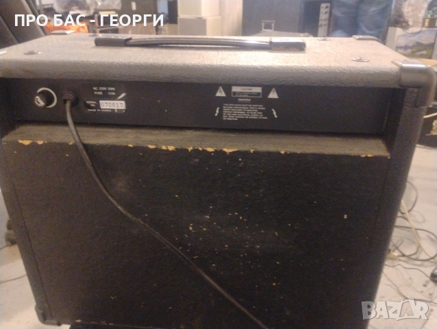 35-ВАТОВ УСИЛВАТЕЛ , КУБЕ  ЗА ЕЛЕКТРИЧЕСКА БАС КИТАРА ROCKTEK RK20B, снимка 2 - Ресийвъри, усилватели, смесителни пултове - 53200746
