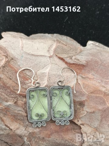 Старинни руски обеци, снимка 3 - Обеци - 44793743