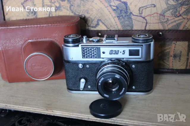Ретро лентов фотоапарат ФЕД-5., снимка 1