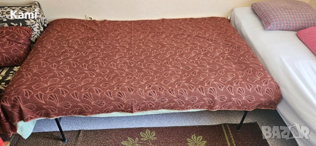 Пружина с метални крака +дюшек, снимка 3 - Спални и легла - 54321913