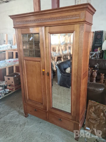 Масивен гардероб внос от Европа, снимка 3 - Гардероби - 50644809
