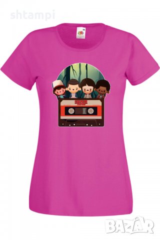 Дамска Тениска Stranger Things 4,Филм,Сериал,, снимка 8 - Тениски - 37314691