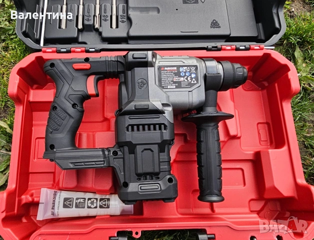 Акумулаторен перфоратор Parkside PBHAP 20 Li A1 , 1.9 J, снимка 3 - Перфоратори - 54117532