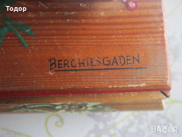 Страхотна немска дървена кутия за бижута 3 Райх, снимка 7 - Колекции - 31798888