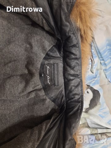 Намалена цена 130лв р-р М естествена кожа River skin, снимка 8 - Палта, манта - 38007003