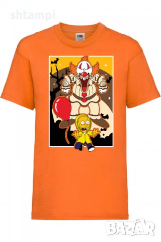 Детска тениска The Simpsons Krusty The Clown Pennywise 01,Всички артикули се изработват по поръчка  , снимка 7 - Детски тениски и потници - 38158334