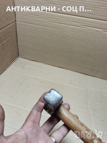 Соц Стар Каменоделски Чук 0.650кг. НОМЕР 1737., снимка 6 - Антикварни и старинни предмети - 53951657