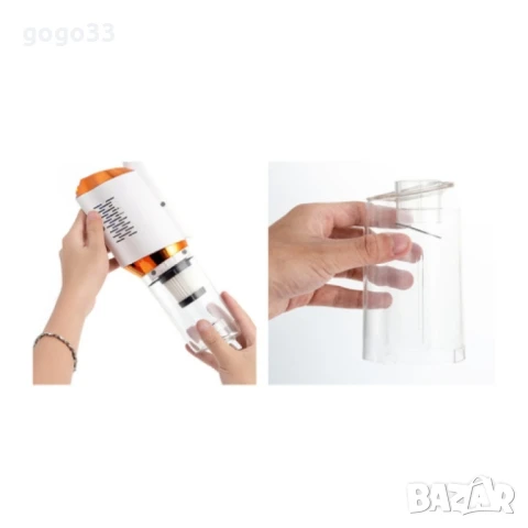 Акумулаторна домакинска ръчна прахосмукачка с 5 накрайника, снимка 8 - Прахосмукачки - 49994912