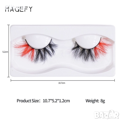 Цветни изкуствени мигли Magefy HZS458, снимка 15 - Други - 52831774