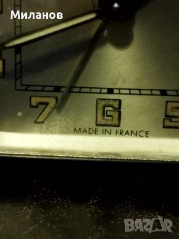 Стар механичен будилник, настолен часовник, снимка 4 - Антикварни и старинни предмети - 51993851