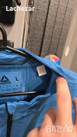 Мъжко горнище Reebok размер L, снимка 4 - Спортни дрехи, екипи - 52393976