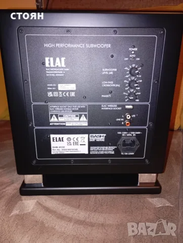 Субуфер Elac sub2030,като нов..., снимка 4 - Тонколони - 56038614