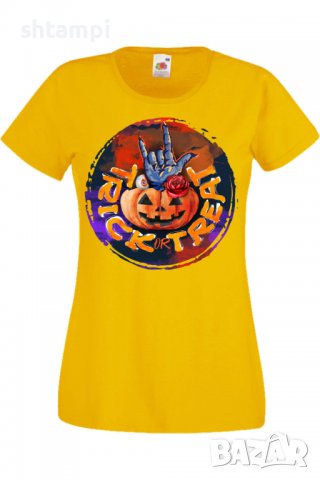 Дамска тениска Halloween 04,Halloween,Хелоуин,Празник,Забавление,Изненада,Обичаи,, снимка 9 - Тениски - 38144960