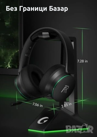 Нови Безжични гейминг слушалки за Xbox PS4 PS5 PC ENC микрофон 50mm за игри, снимка 9 - Аксесоари - 54349121