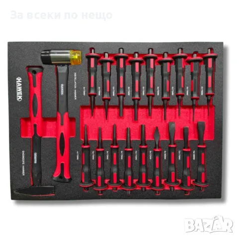 Професионален шкаф с инструменти с 12 чекмеджета - 11 пълни HAWEK, снимка 11 - Други инструменти - 50328172