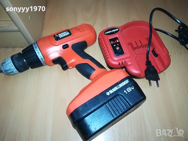 black & decker+battery+charger 2409221810, снимка 2 - Винтоверти - 38105735