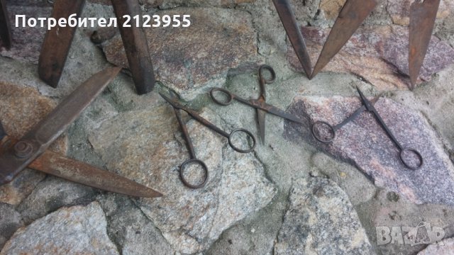 Стари ножици, снимка 12 - Антикварни и старинни предмети - 32042801