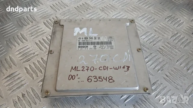 Компютър Mercedes ML270 CDI W163 2000 A0245453232 0281010283 Mercedes-Benz M-Class W163 (1997-2005)