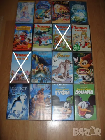 Анимации на Видеокасети VHS