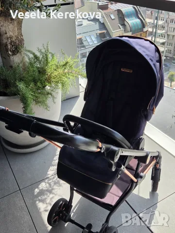 Peg Perego Veloce 3 в 1 – лека, луксозна и елегантна количка + всички аксесоари
