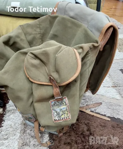 Ретро немска туристическа раница, снимка 5 - Антикварни и старинни предмети - 50373515