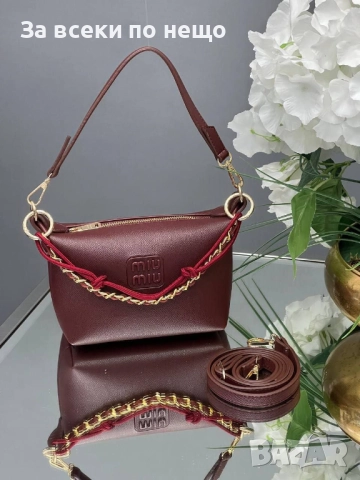 Miu Miu Дамска Чанта Миу Миу - Налични Различни Цветове Код E847, снимка 8 - Чанти - 51586938