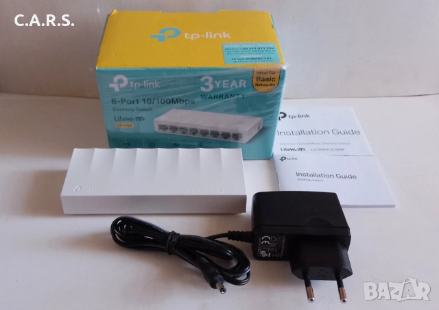 Суич TP-Link LS1008 с 8 порта, снимка 2 - Суичове - 53984383