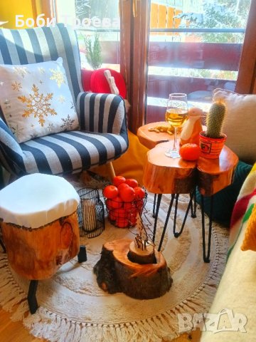 
Масичка за кафе от дънер, буков масив 