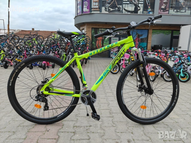 SPRINT Алуминиев велосипед 29" Bikesport ATTACK жълт, снимка 12 - Велосипеди - 53918373