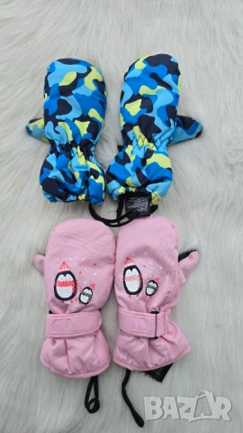 Детски ски ръкавици 6-8 години, снимка 9 - Шапки, шалове и ръкавици - 53137007