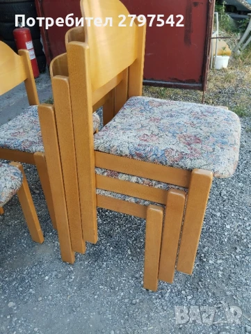 Дървени столове А117 , снимка 4 - Столове - 50837953