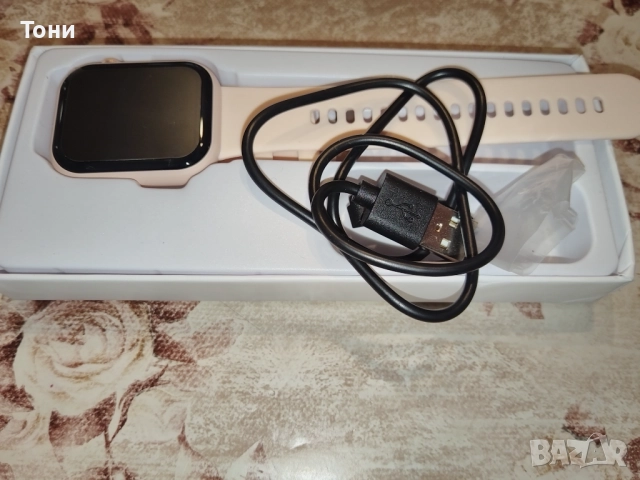 1,85" Модел G28 Дамски Смарт Часовник Нов Розов, снимка 10 - Смарт часовници - 51717095